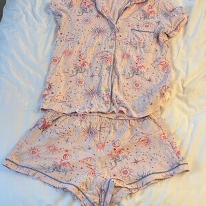 Roller Rabbit Pink Short Pajama Set
